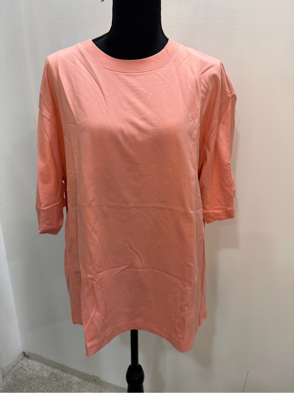 Gap Women’s Relaxed Crew Neck Top - Coral Pink